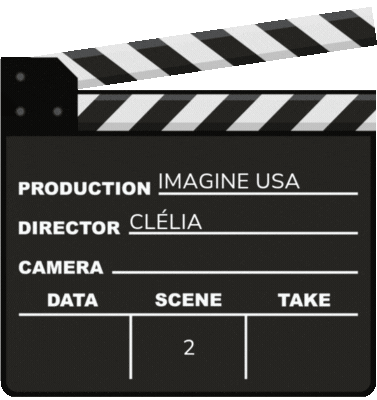 clap de cinéma animé
